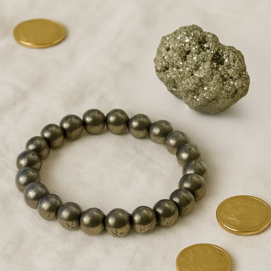PYRITE STONE  DHAN VARSHA COMBO